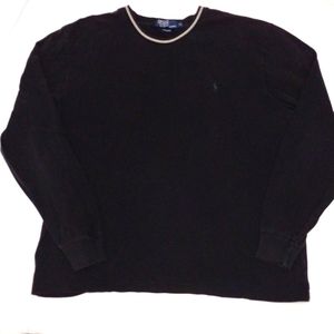 Men's XL Polo by Ralph Lauren Long Sleeve Shirt Dark Green Logo